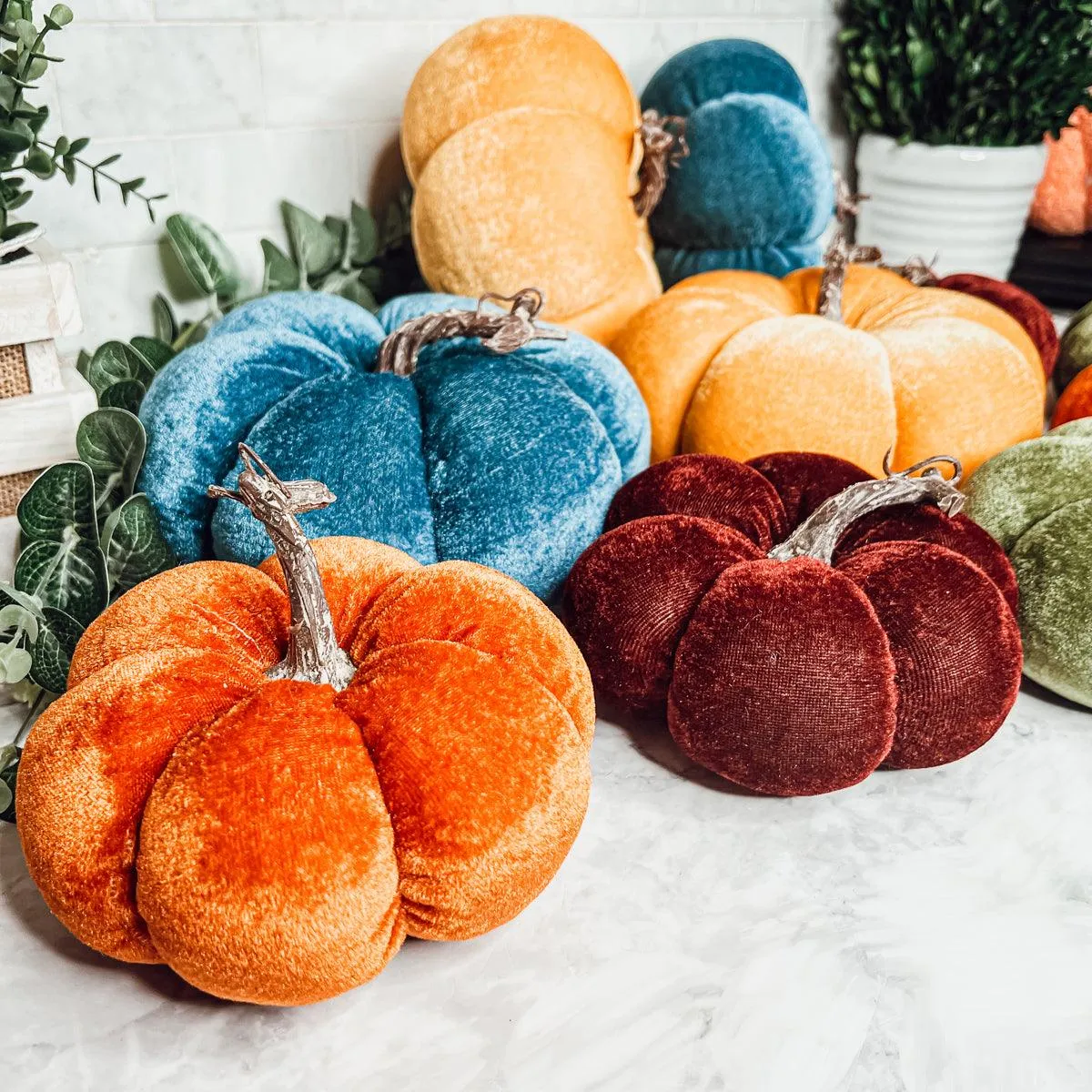 Velvet Pumpkins