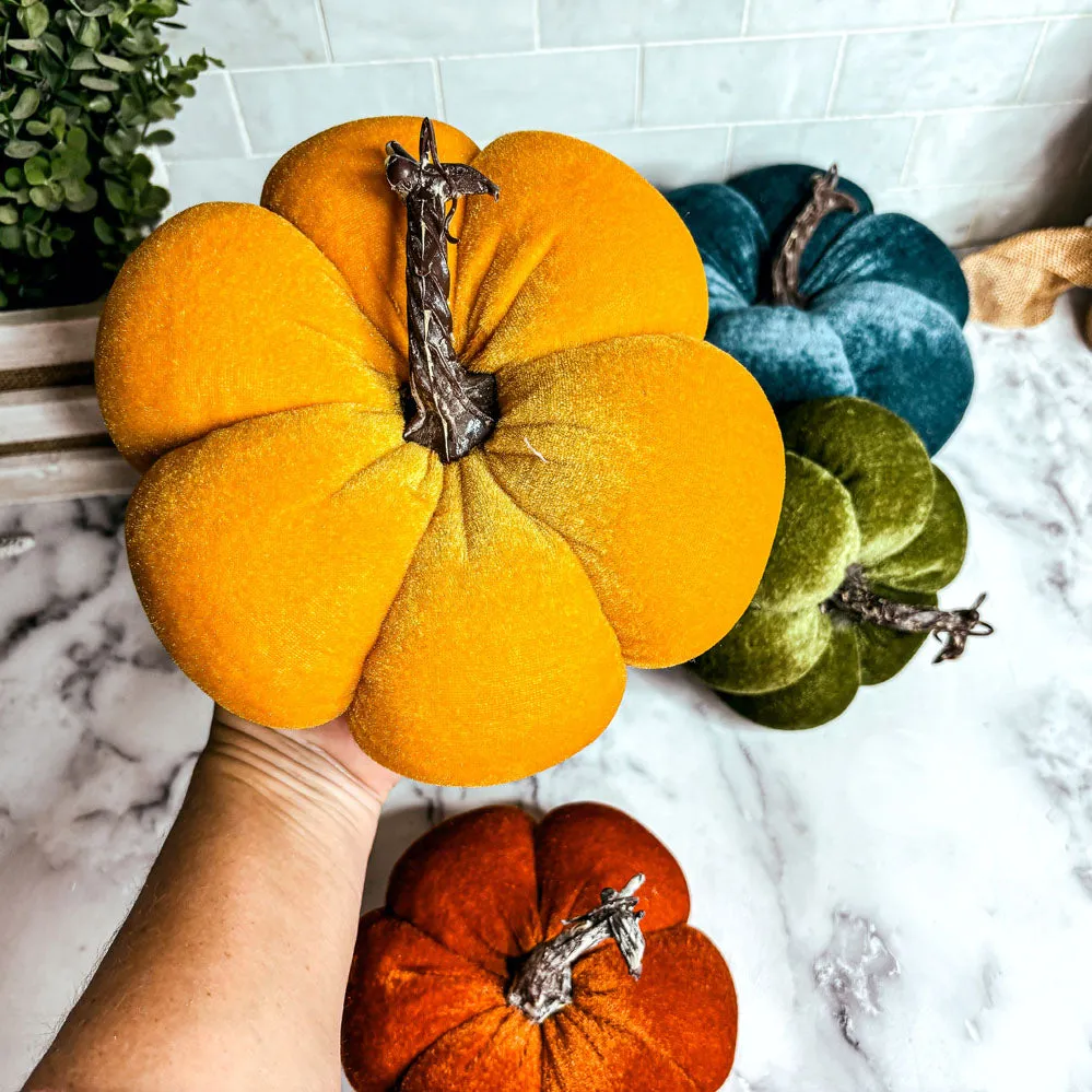 Velvet Pumpkins