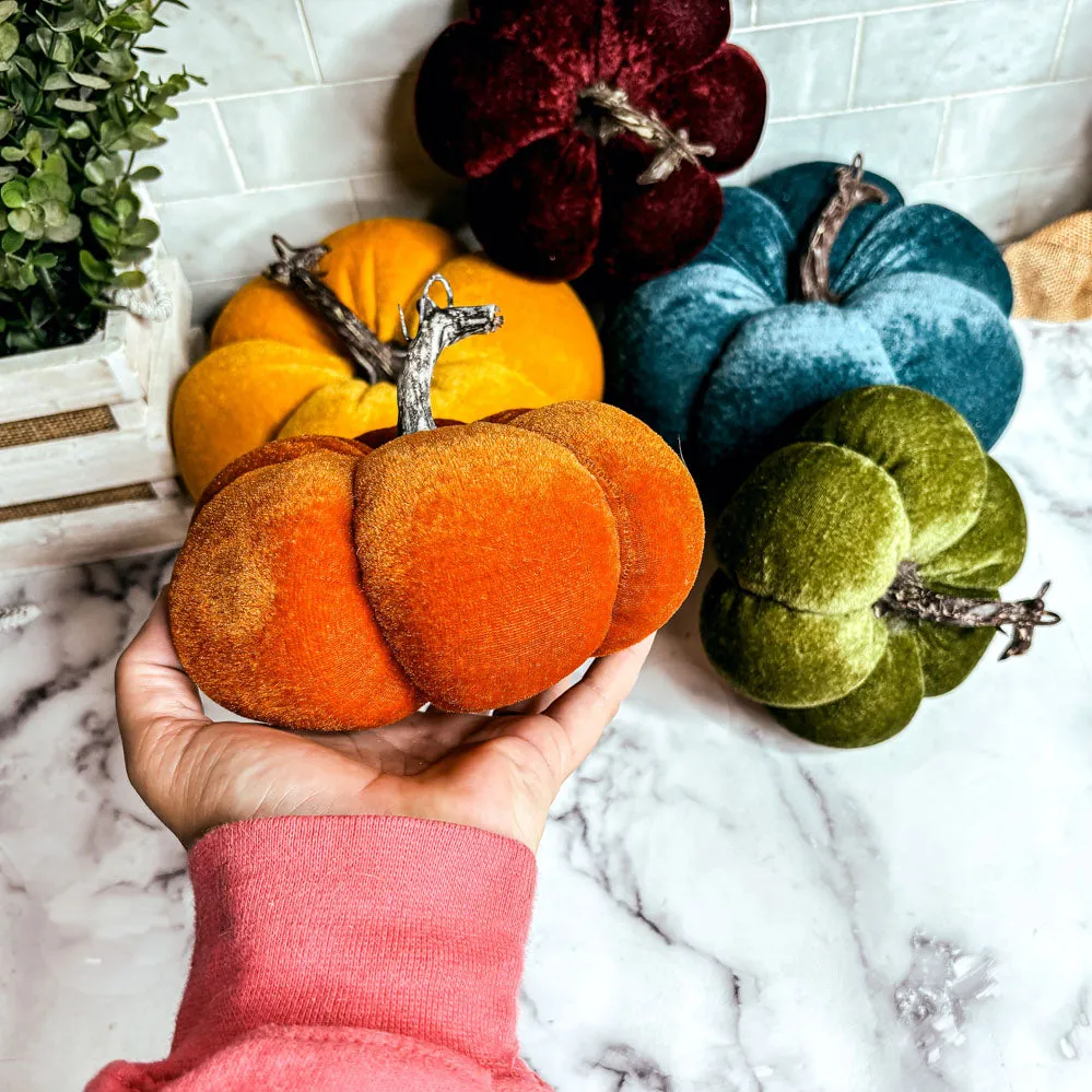 Velvet Pumpkins