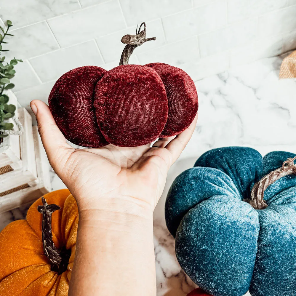 Velvet Pumpkins